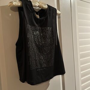 Spiritual Gangster Beautiful Dreamer Black Sleeveless Tank